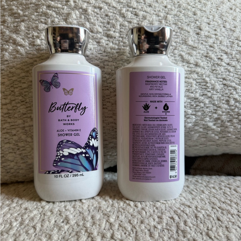 Butterfly Bath & Body Works Purple Shower Gel